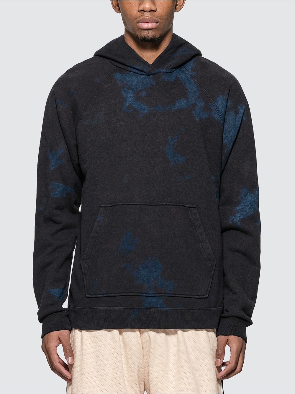 John Elliott Double Dye Raglan Hoodie Streetwear Minimalist Grunge Luxury Size 2
